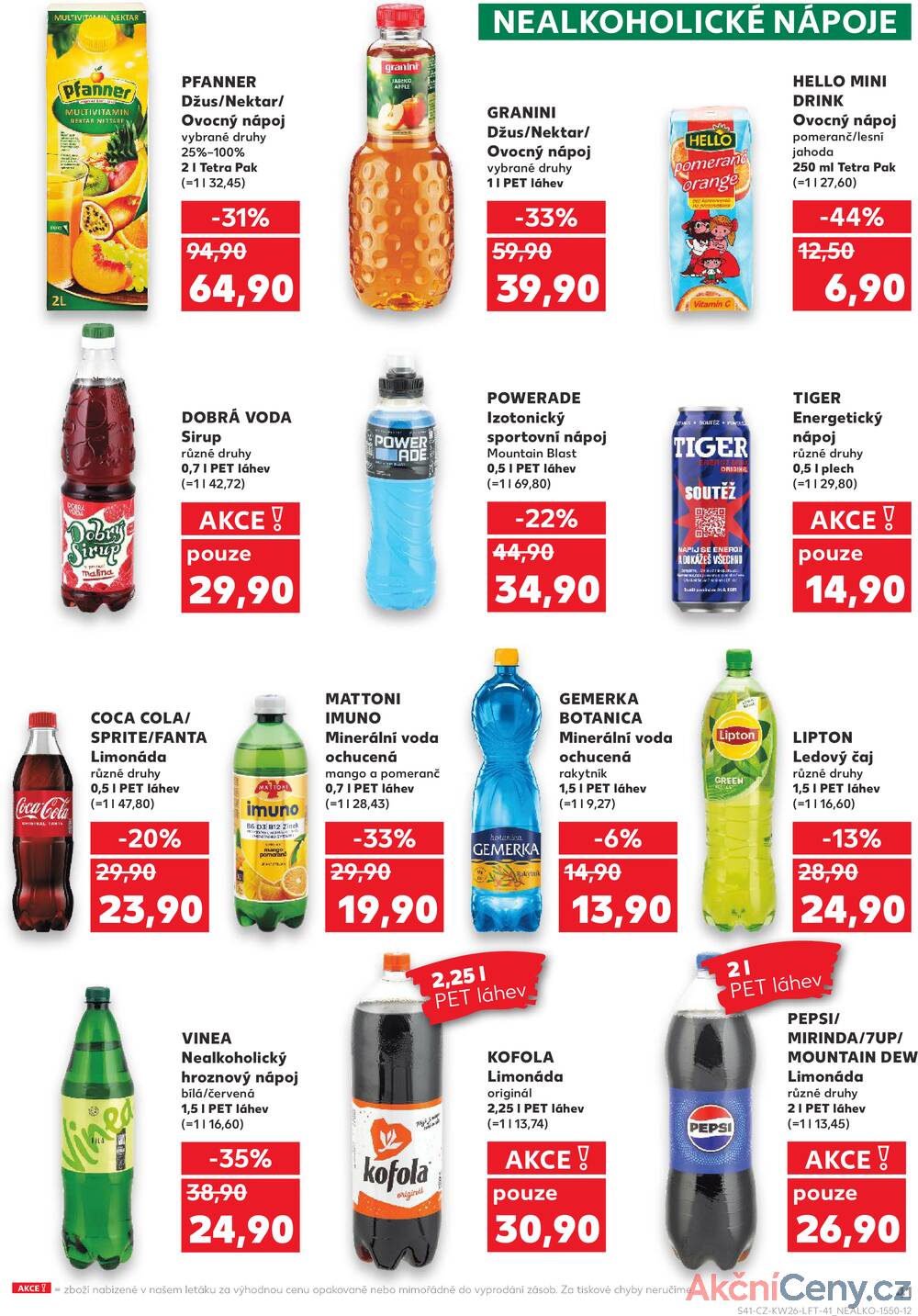 Leták Kaufland - Kaufland 25.6. - 1.7. - Kaufland - Hodonín (Dvořákova) - strana 41