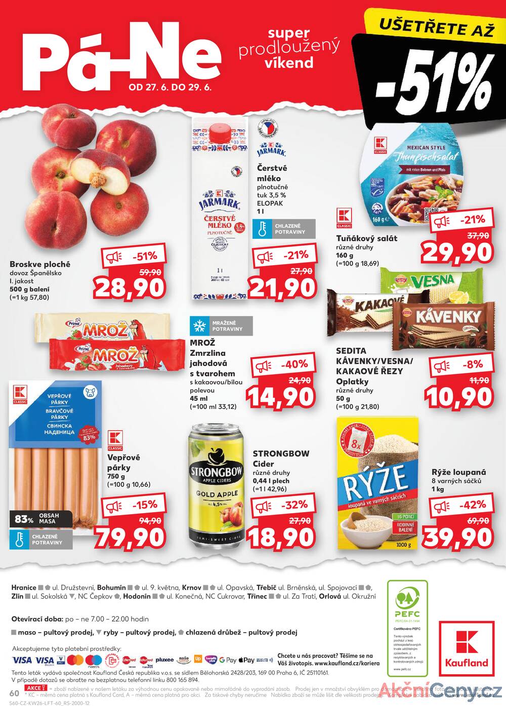 Leták Kaufland - Kaufland 25.6. - 1.7. - Kaufland - Hodonín (Dvořákova) - strana 60