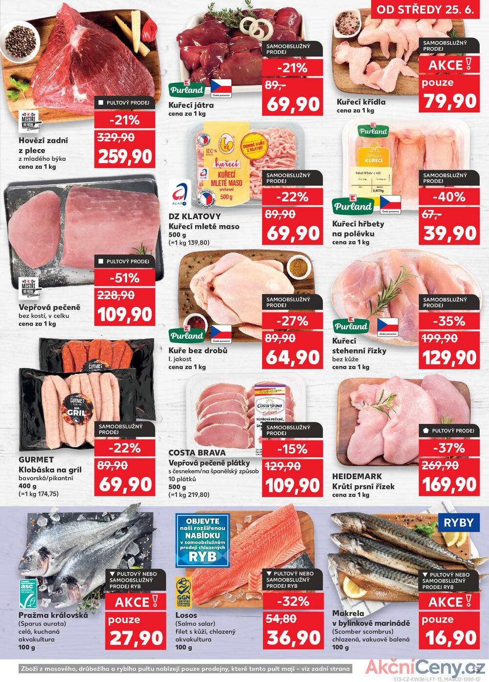 Leták Kaufland - Kaufland 25.6. - 1.7. - Kaufland - Prostějov (Olomoucká) - strana 13