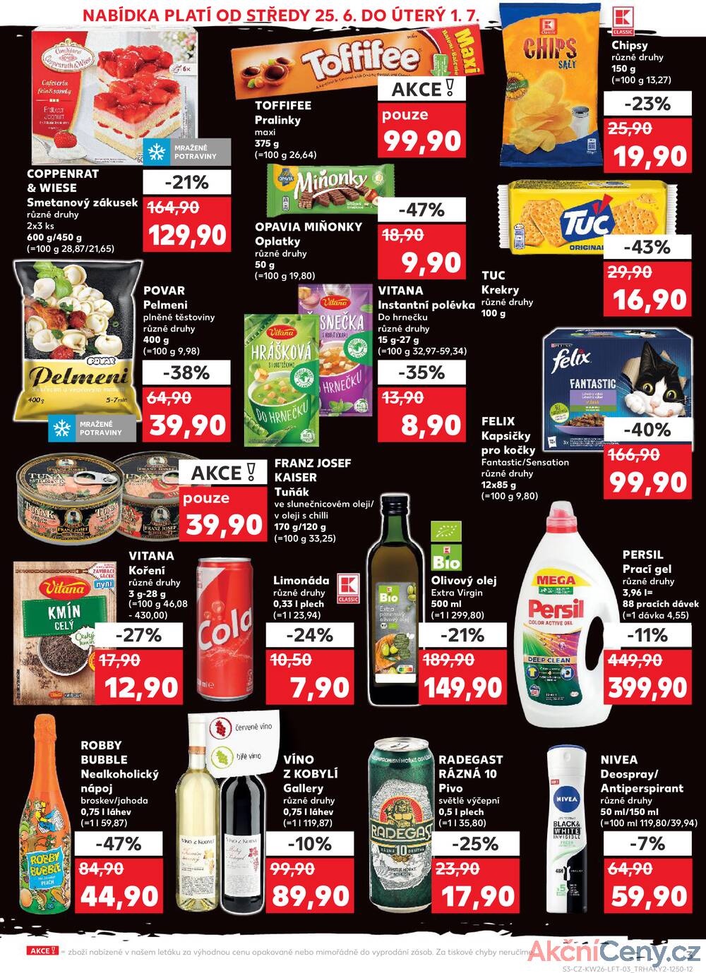 Leták Kaufland - Kaufland 25.6. - 1.7. - Kaufland Praha-Barrandov - strana 3
