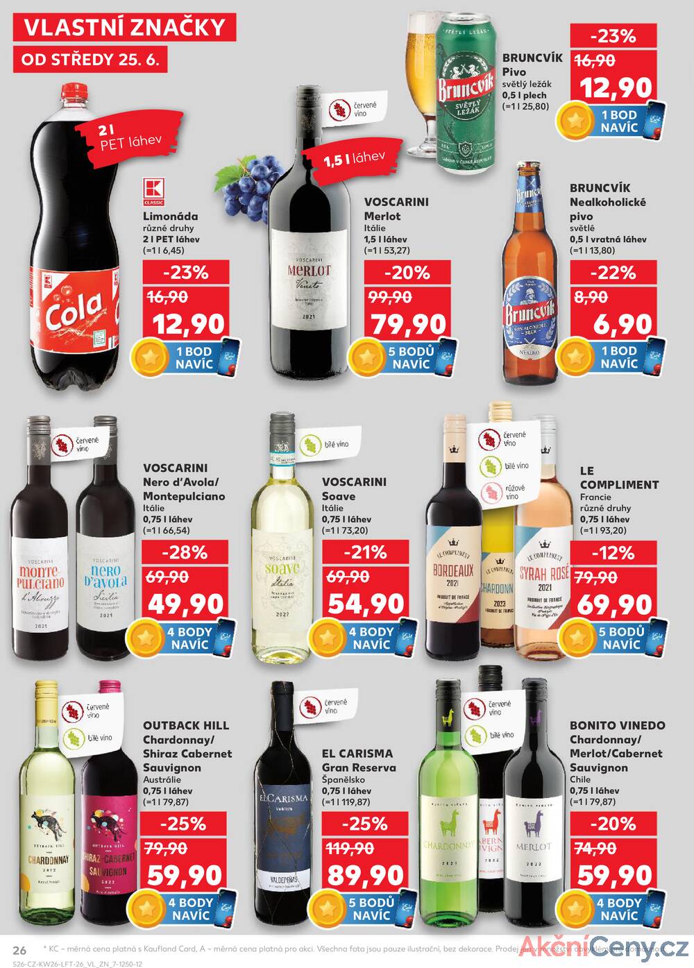 Leták Kaufland - Kaufland 25.6. - 1.7. - Kaufland - Znojmo (Dukelských bojovníků) - strana 26