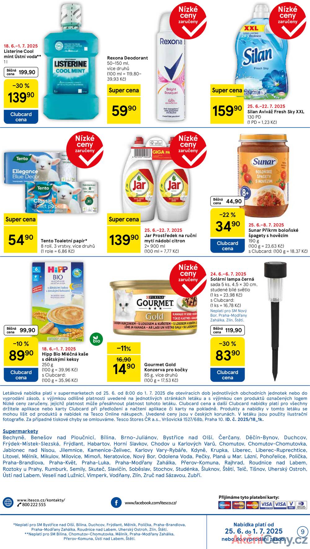 Leták Tesco - Tesco supermarkety od 25.6. do 1.7.2025 - strana 9 Leták Tesco - Tesco supermarkety od 25.6. do 1.7.2025 - strana 9