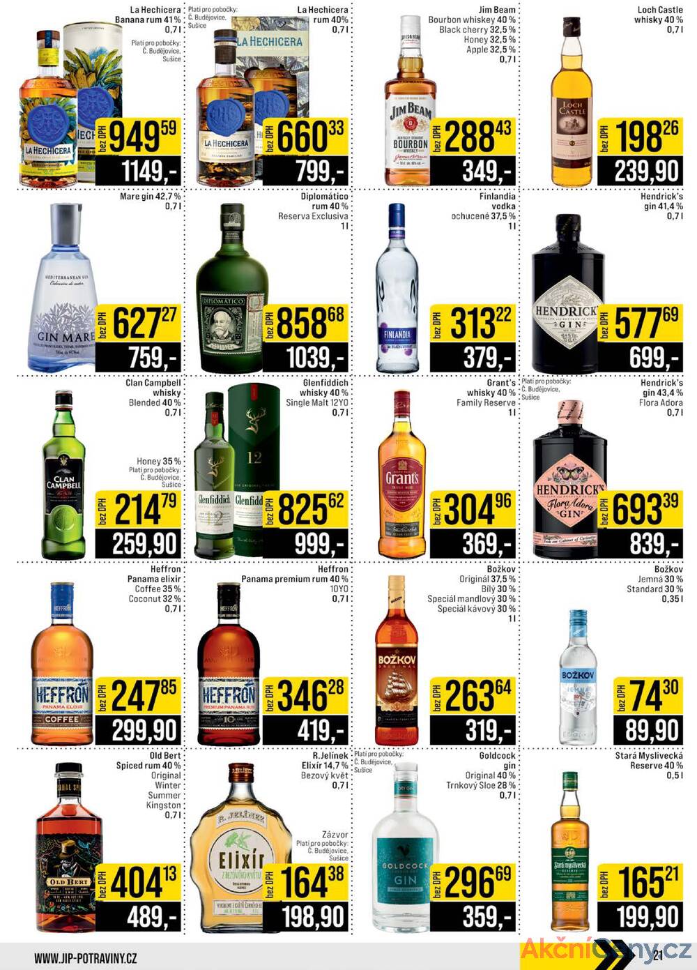Leták JIP - JIP Cash & Carry České Budějovice, Most, Náchod, Polička, Sušice a Svoboda nad Úpou od 25.6. do 1.7.2025 - strana 21