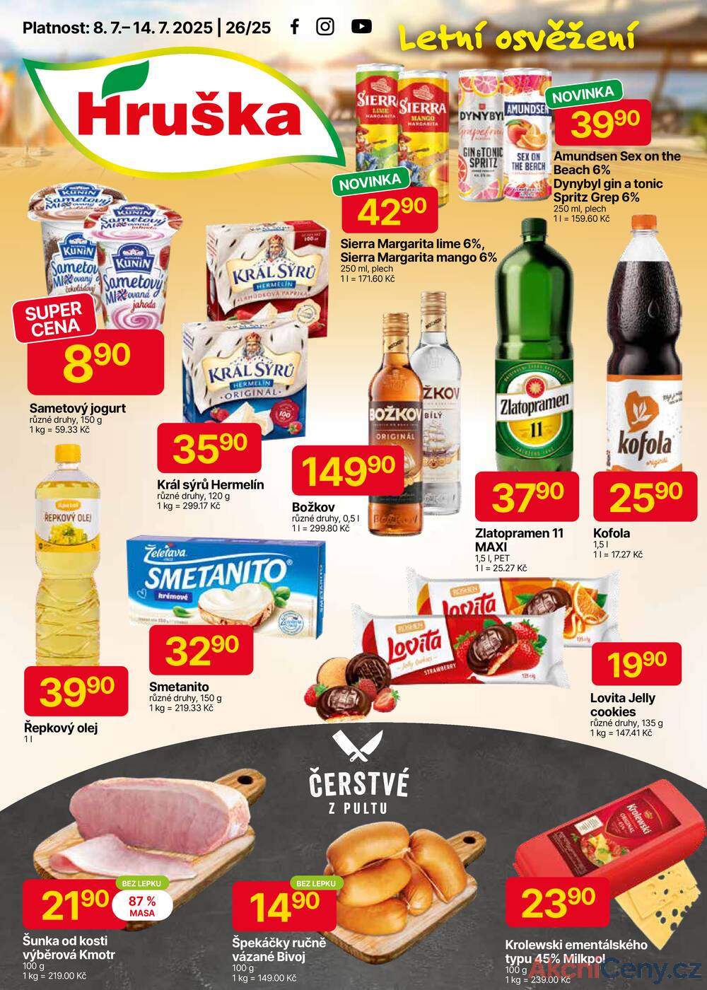 Leták Hruška - Hruška od 8.7. do 14.7.2025 - strana 1 Leták Hruška - Hruška od 8.7. do 14.7.2025 - strana 1