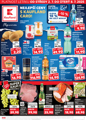 Leták Kaufland 2.7. - 8.7. - Kaufland - Třinec - Lyžbice