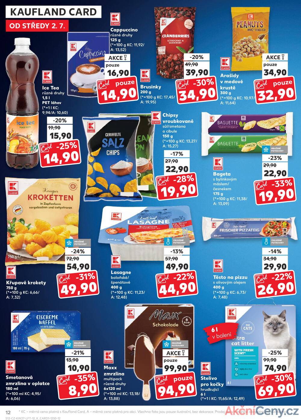 Leták Kaufland - Kaufland 2.7. - 8.7. - Kaufland - Praha - Horní Měcholupy - strana 12