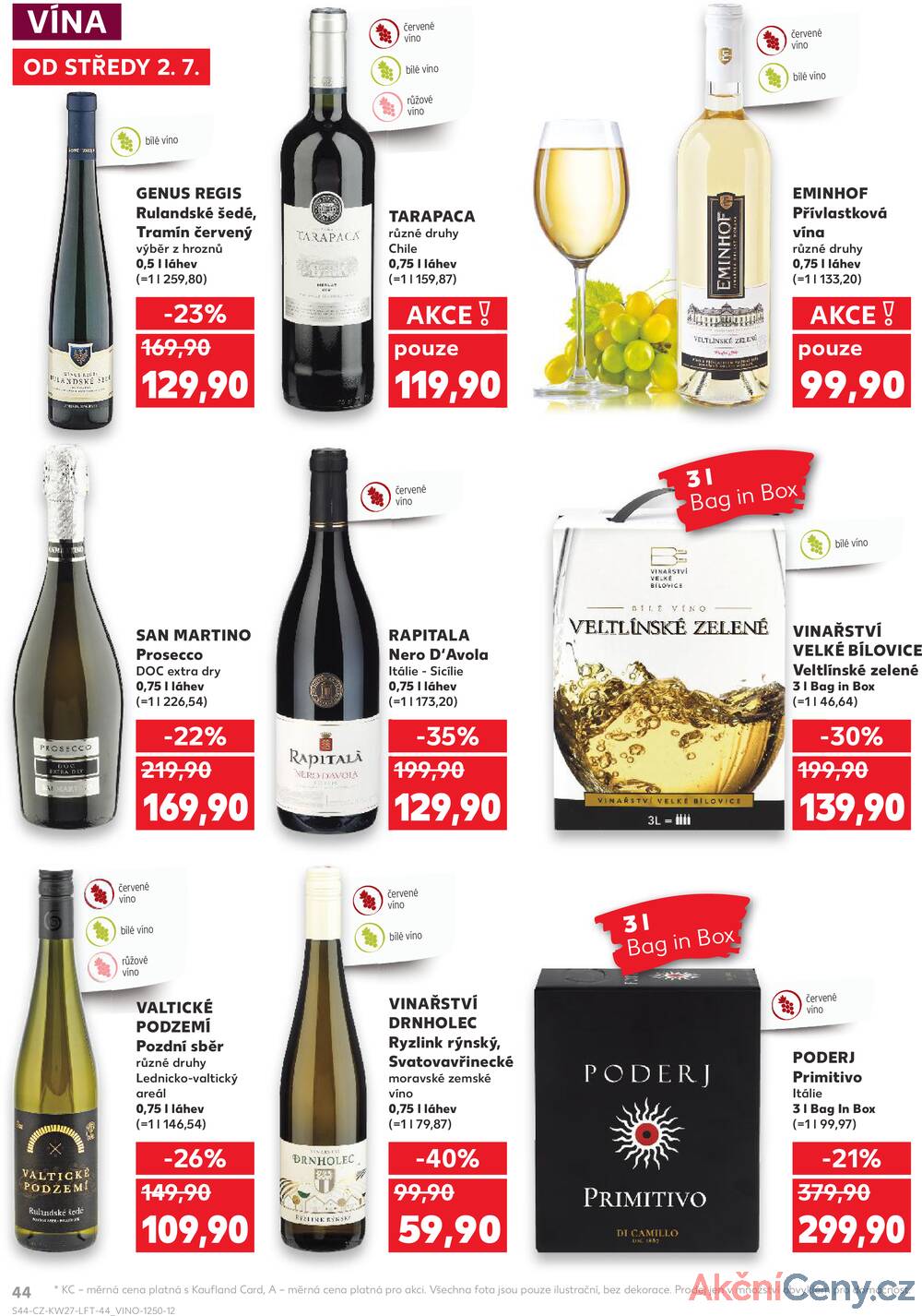 Leták Kaufland - Kaufland 2.7. - 8.7. - Kaufland - Praha - Horní Měcholupy - strana 44