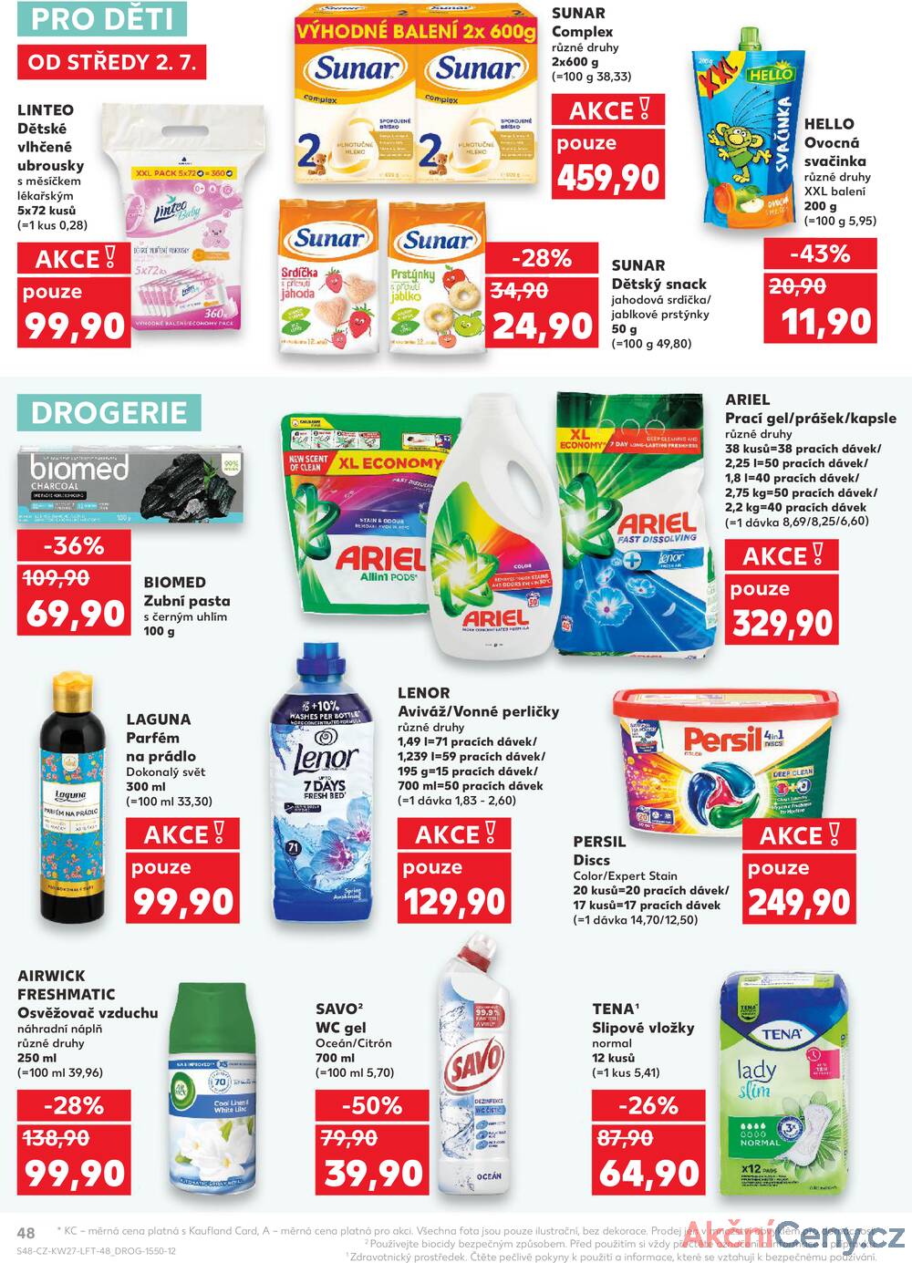 Leták Kaufland - Kaufland 2.7. - 8.7. - Kaufland - Praha 6 (Podbaba) - strana 48