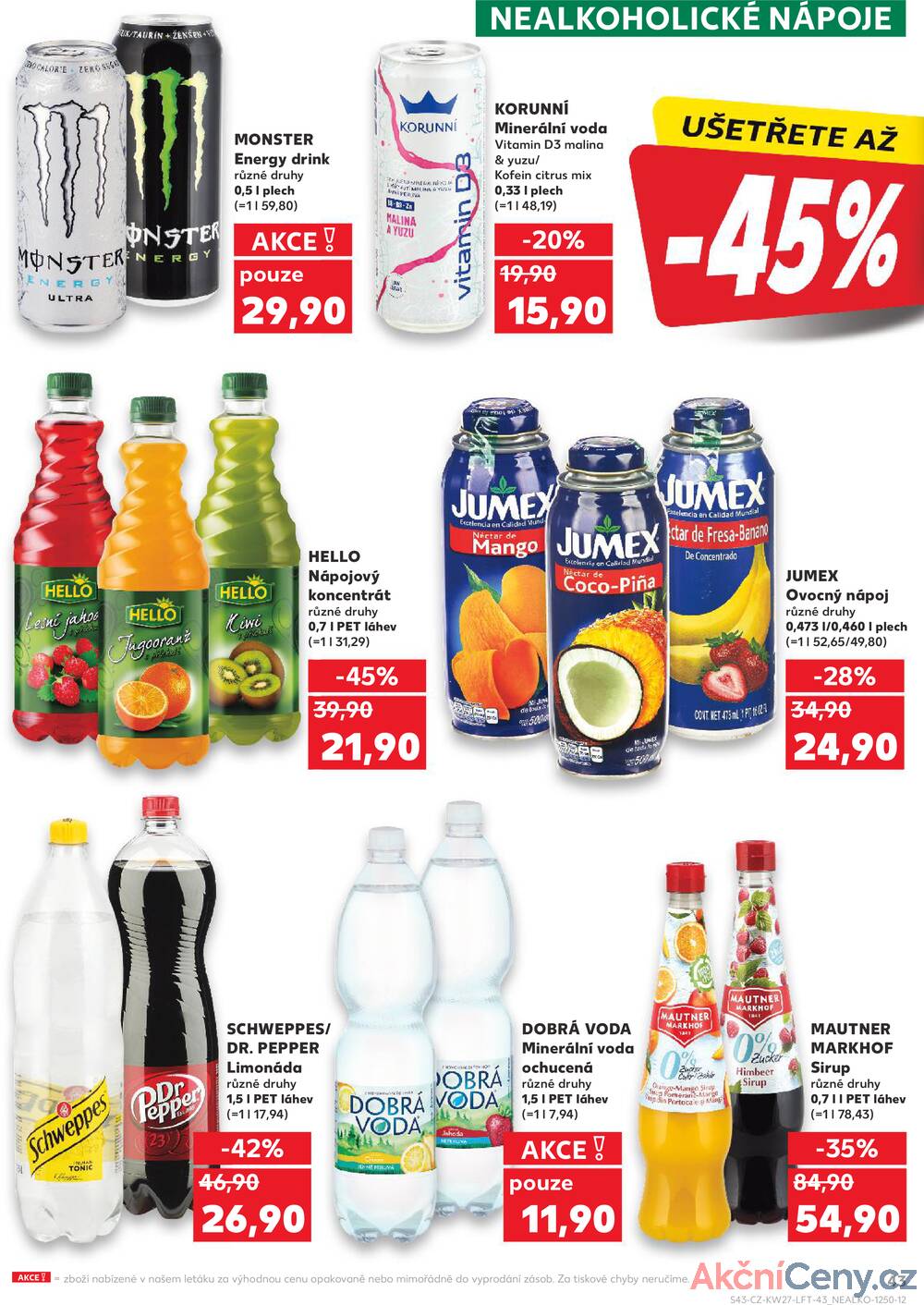 Leták Kaufland - Kaufland 2.7. - 8.7. - Kaufland - Praha 12 (Modřany) - strana 43