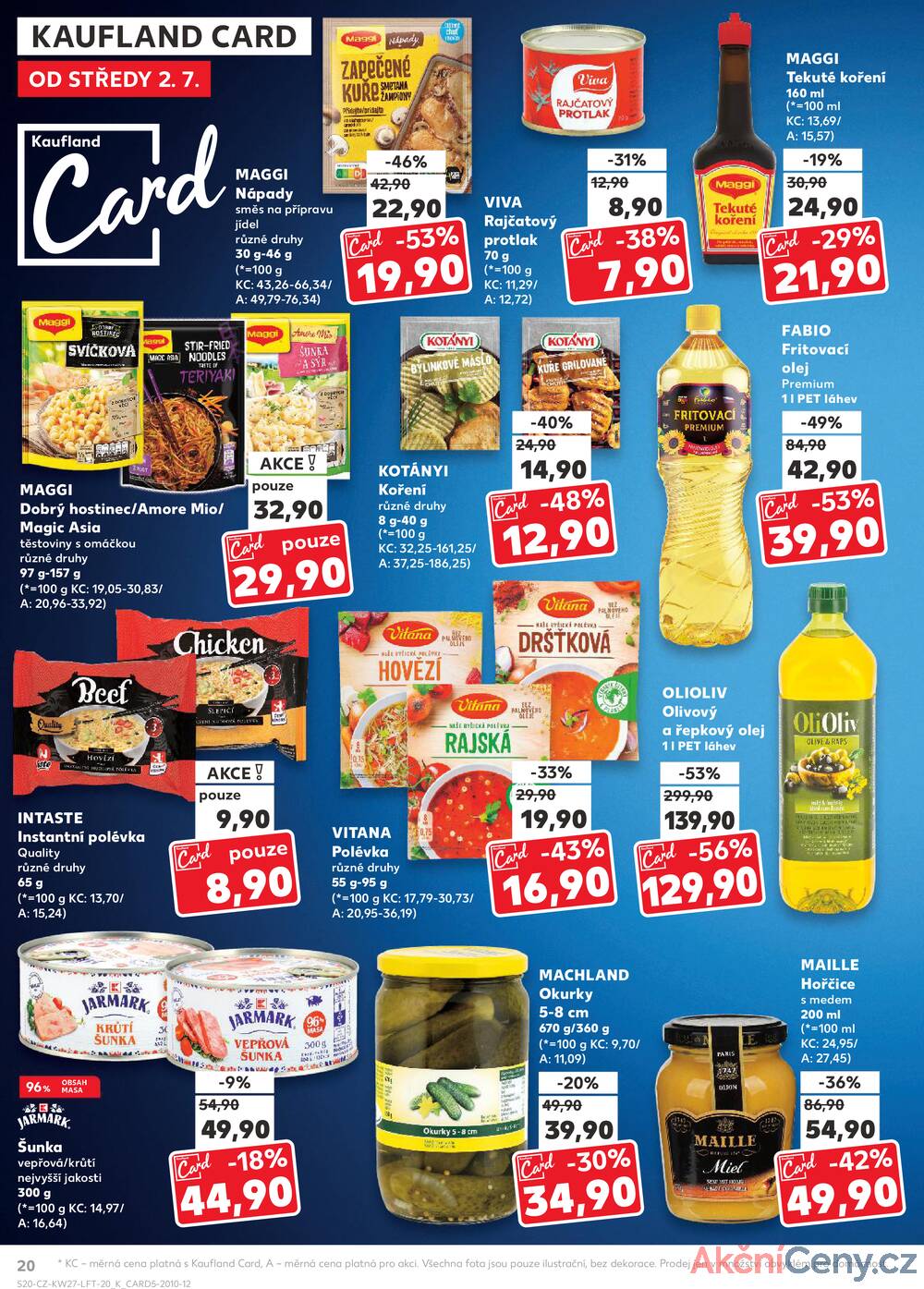 Leták Kaufland - Kaufland 2.7. - 8.7. - Kaufland - Kopřivnice - strana 20