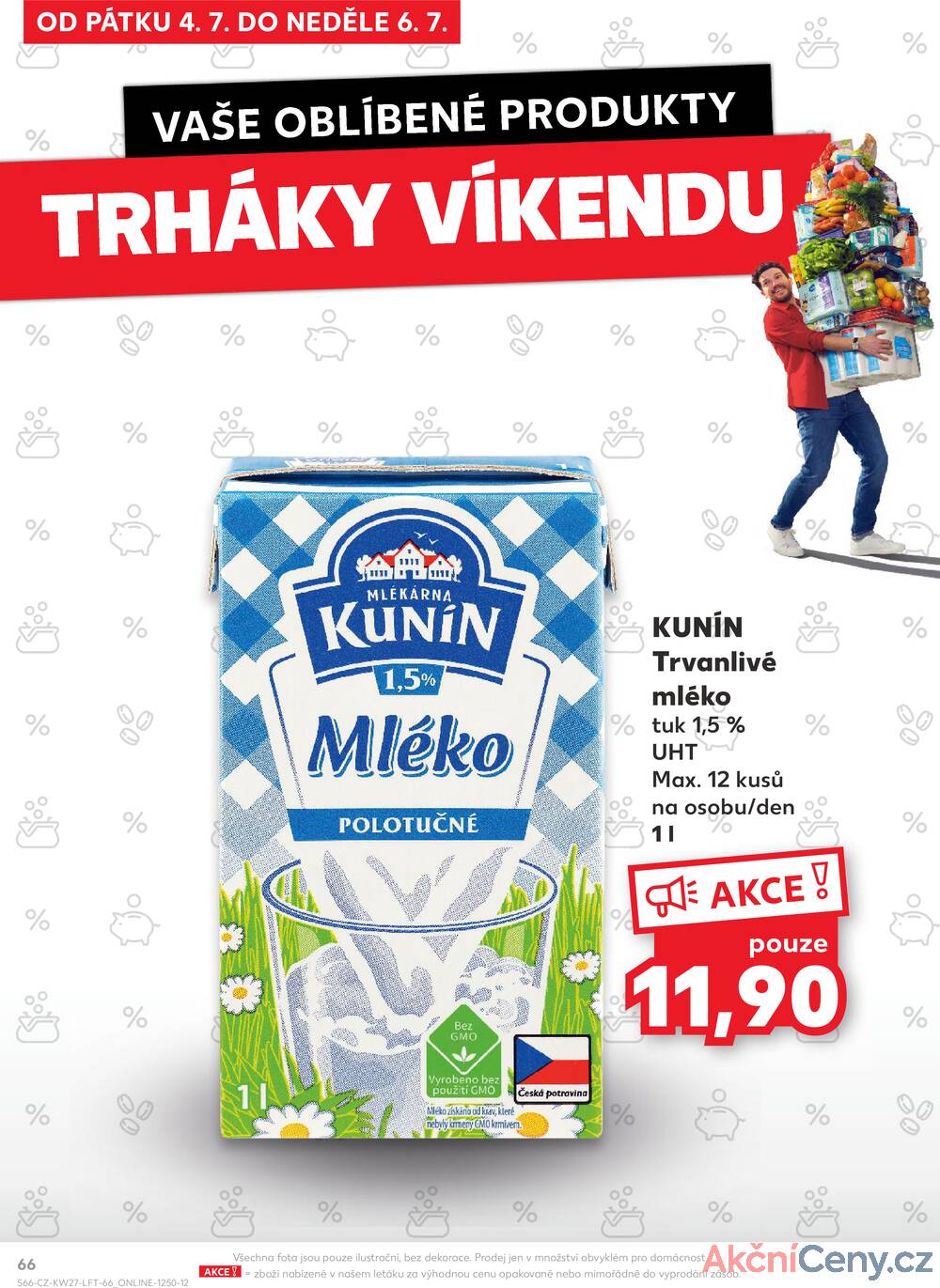 Leták Kaufland - Kaufland 2.7. - 8.7. - Kaufland - Praha 8 (Malý Klín) - strana 66