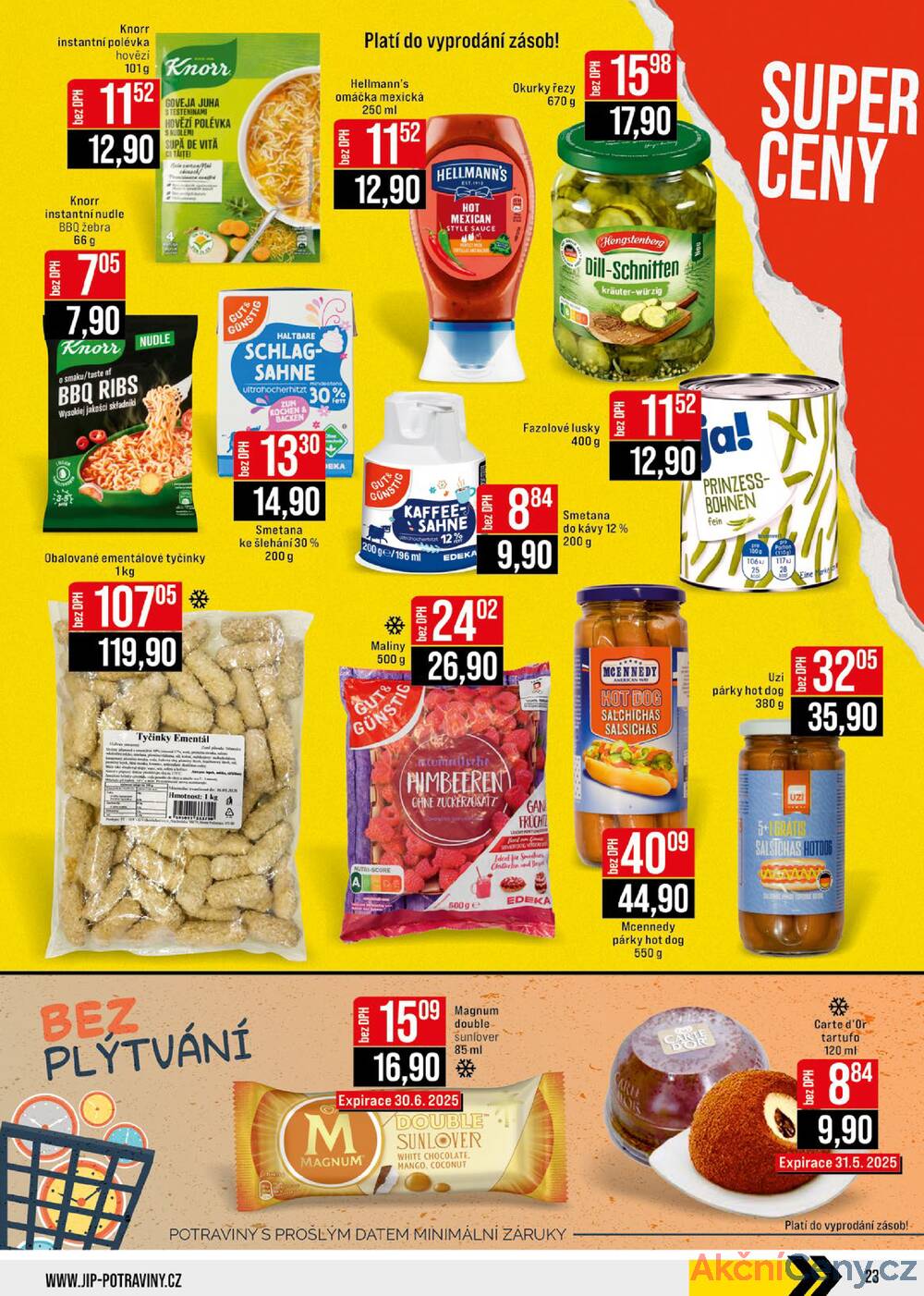 Leták JIP - JIP Cash & Carry České Budějovice, Most, Náchod, Polička, Sušice a Svoboda nad Úpou od 2.7. do 8.7.2025 - strana 23