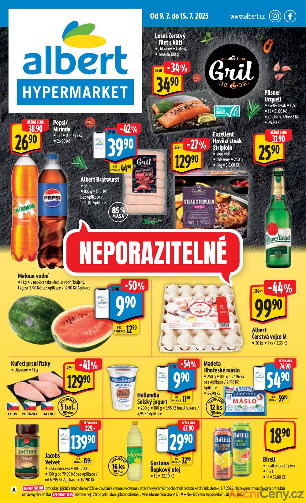 Leták Albert - Albert Hypermarket od 9.7. do 15.7.2025 - strana 1 Leták Albert - Albert Hypermarket od 9.7. do 15.7.2025 - strana 1