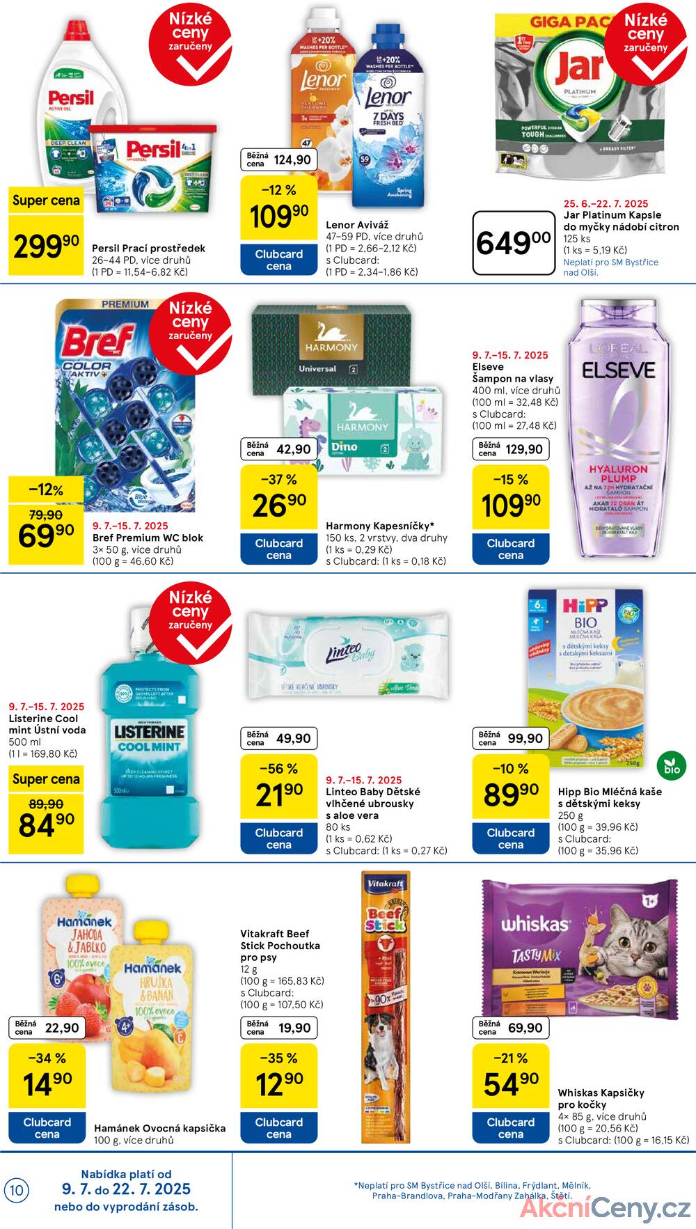 Leták Tesco - Tesco supermarkety od 9.7. do 15.7.2025 - strana 10