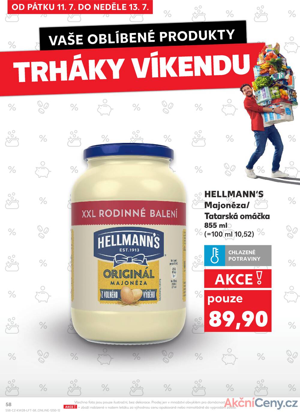 Leták Kaufland - Kaufland 9.7. - 15.7. - Kaufland - Praha - Horní Měcholupy - strana 58