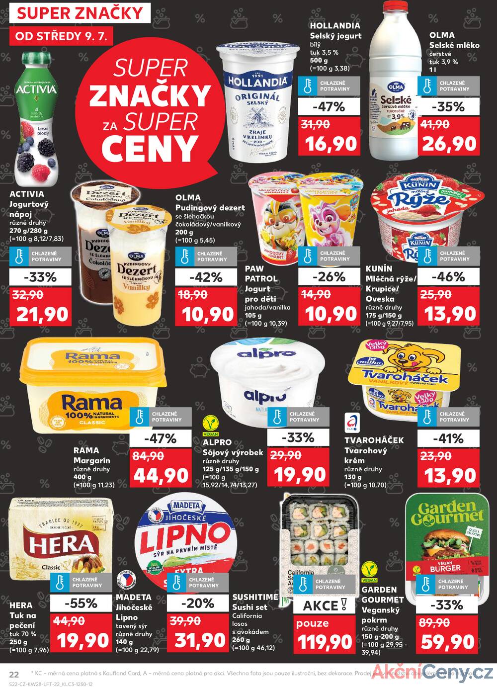 Leták Kaufland - Kaufland 9.7. - 15.7. - Kaufland - Kolín - strana 22