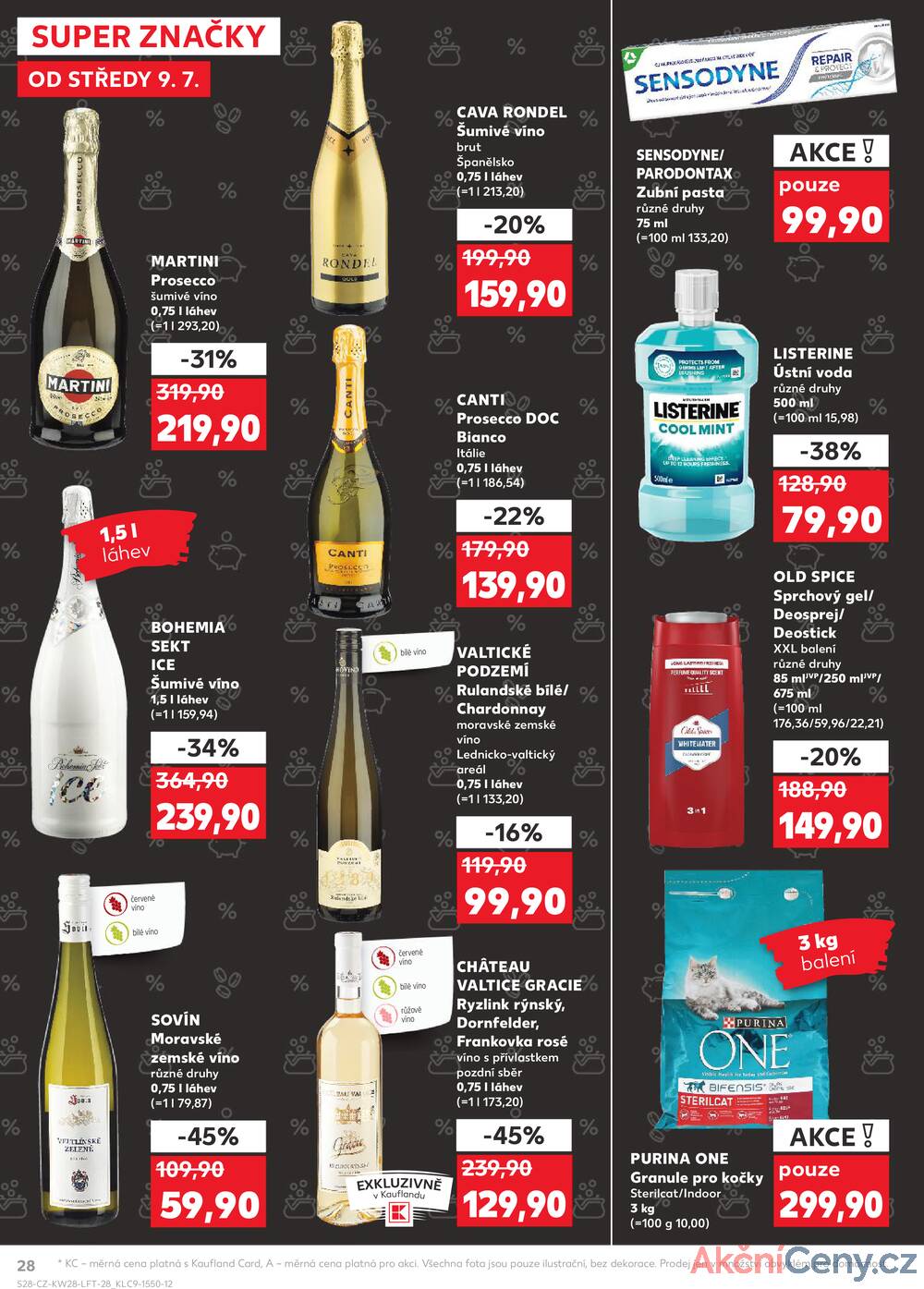 Leták Kaufland - Kaufland 9.7. - 15.7. - Kaufland - Hustopeče (Brněnská) - strana 28