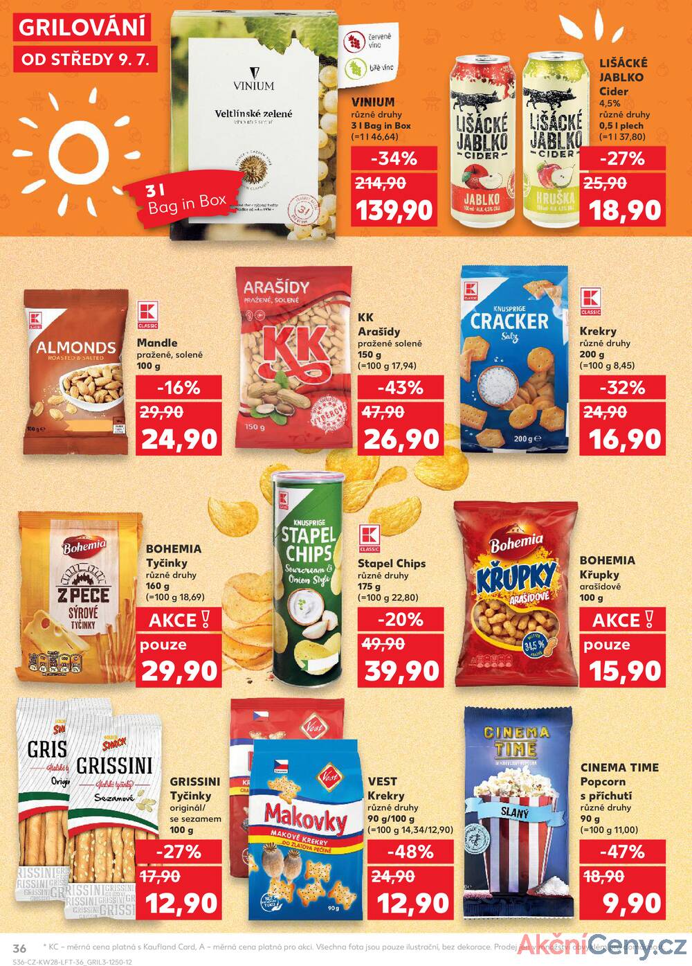 Leták Kaufland - Kaufland 9.7. - 15.7. - Kaufland - Brno - Židenice - strana 36