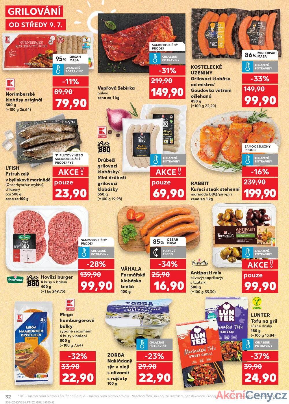 Leták Kaufland - Kaufland 9.7. - 15.7. - Kaufland - Olomouc - Štursova - strana 32