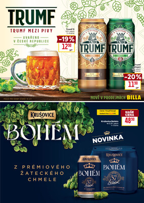 Billa katalog Pivo od 16.7. do 30.9.2025