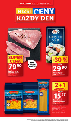 Lidl Čtvrtek od 17.7. do 20.7.2025