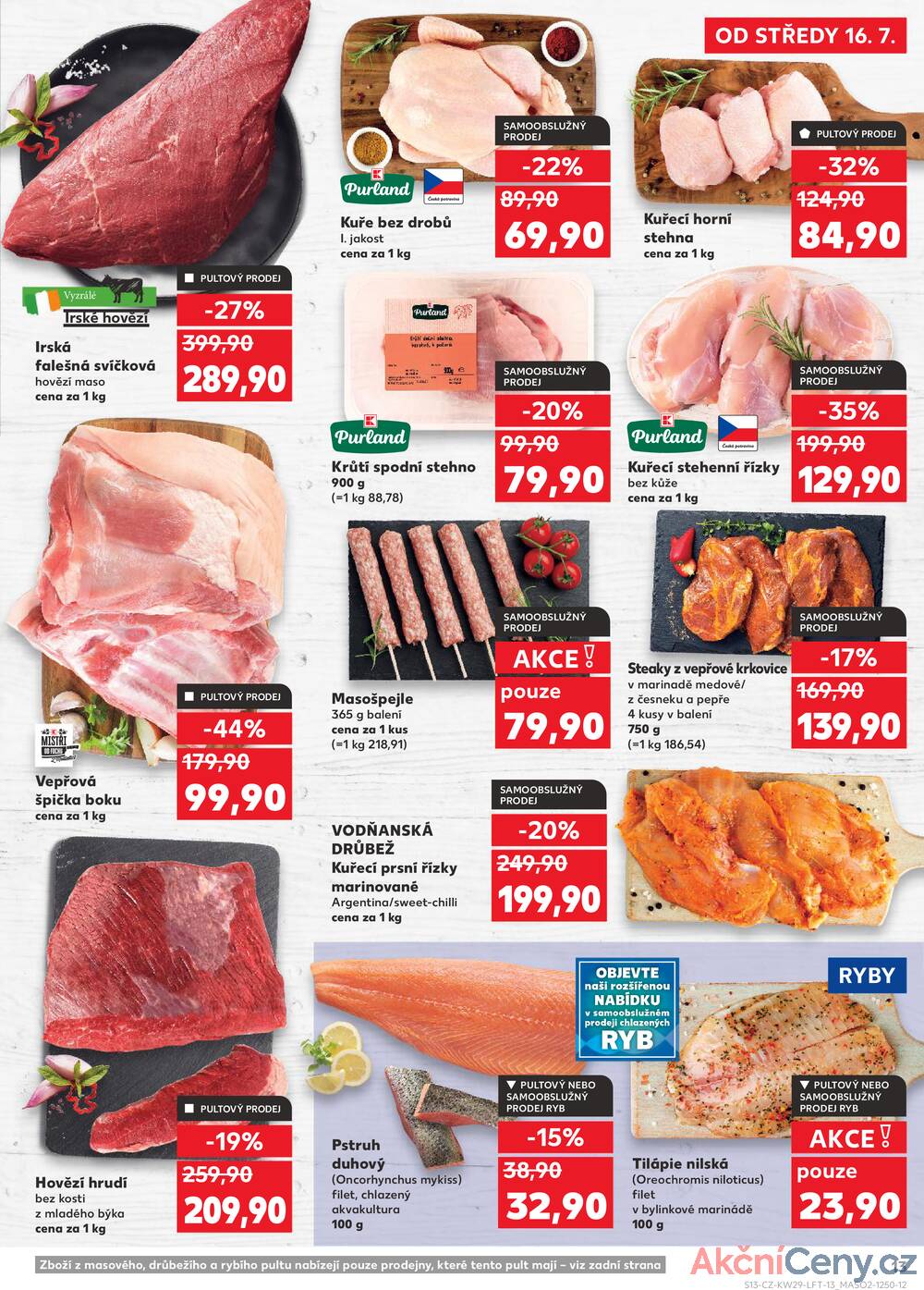 Leták Kaufland - Kaufland 16.7. - 22.7. - Kaufland - Jablonec nad Nisou (U Kostela) - strana 13
