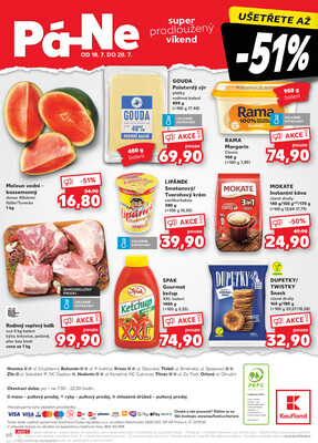 Kaufland 16.7. - 22.7. - Kaufland - Hodonín (Konečná)