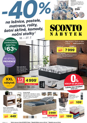 SCONTO Nábytek : 1 leták