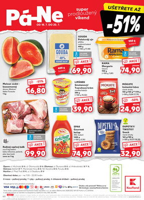 Kaufland 16.7. - 22.7. - Kaufland - Olomouc - Hněvotínská