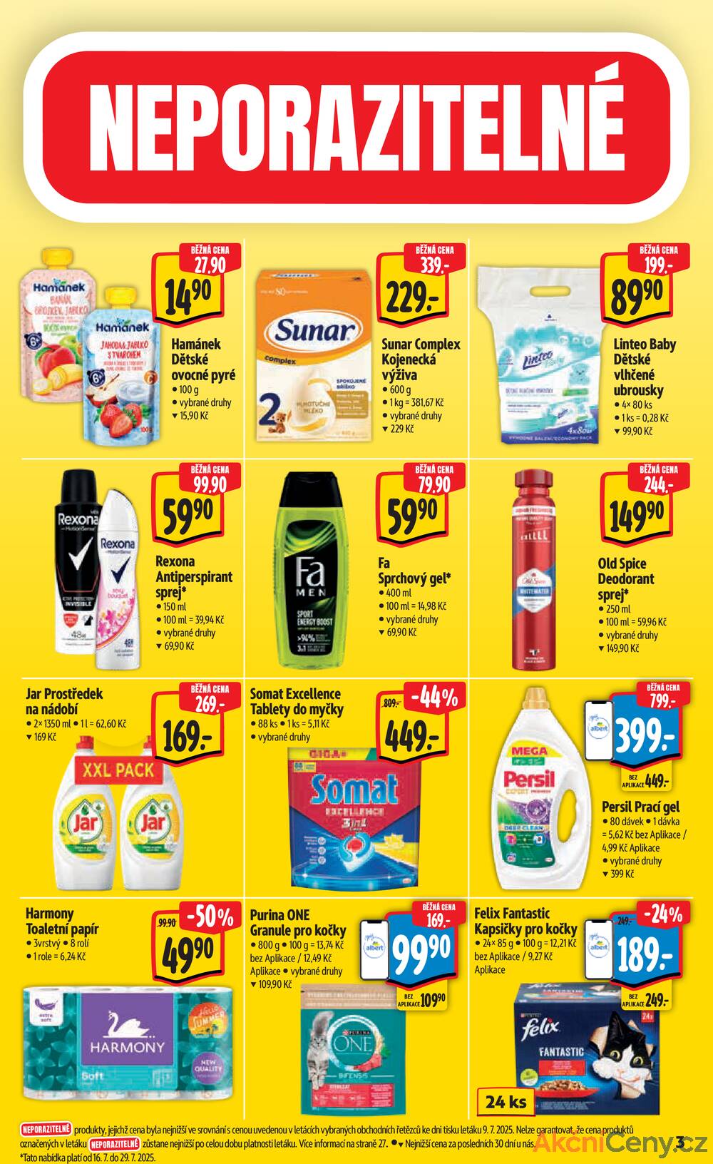 Leták Albert - Albert Hypermarket od 16.7. do 22.7.2025 - strana 3 Leták Albert - Albert Hypermarket od 16.7. do 22.7.2025 - strana 3