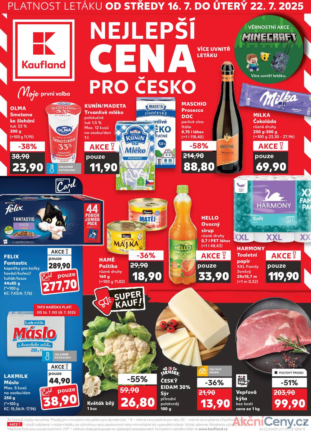 Leták Kaufland - Kaufland 16.7. - 22.7. - Kaufland - Marianské Lázně - strana 1