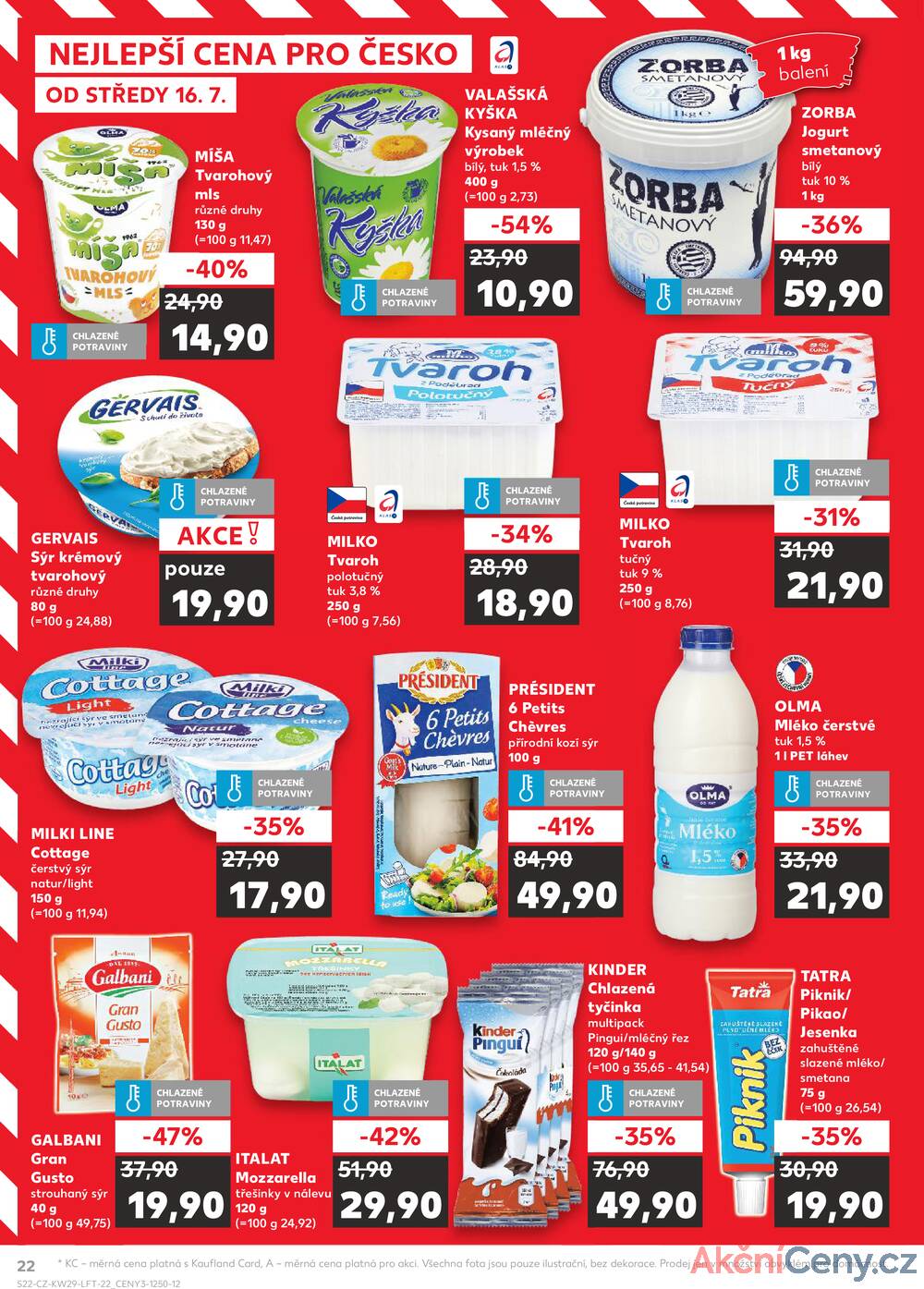 Leták Kaufland - Kaufland 16.7. - 22.7. - Kaufland - Marianské Lázně - strana 22