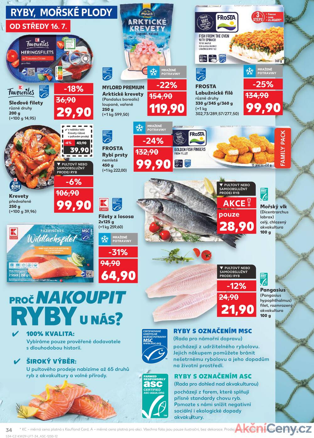 Leták Kaufland - Kaufland 16.7. - 22.7. - Kaufland - Rakovník (ul. Luženská) - strana 34
