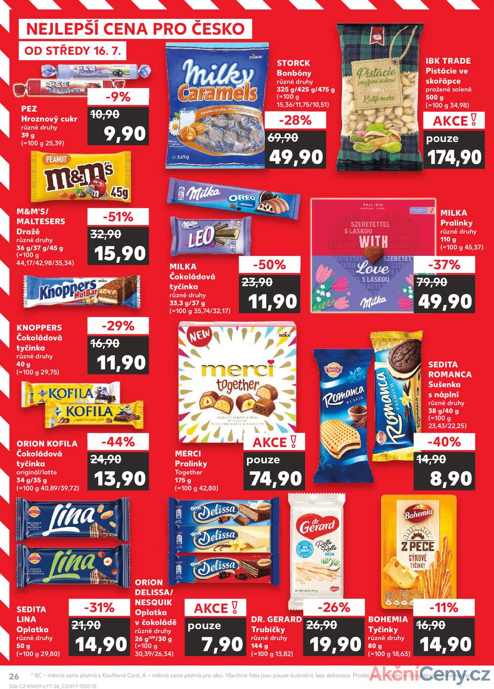 Leták Kaufland - Kaufland 16.7. - 22.7. - Kaufland Moravská Třebová - strana 26