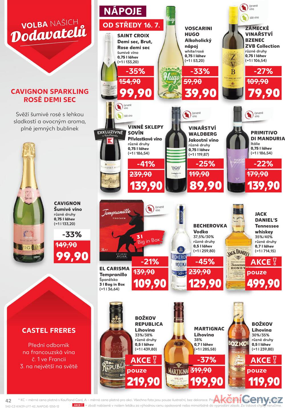 Leták Kaufland - Kaufland 16.7. - 22.7. - Kaufland - Ostrava - Zábřeh - strana 42