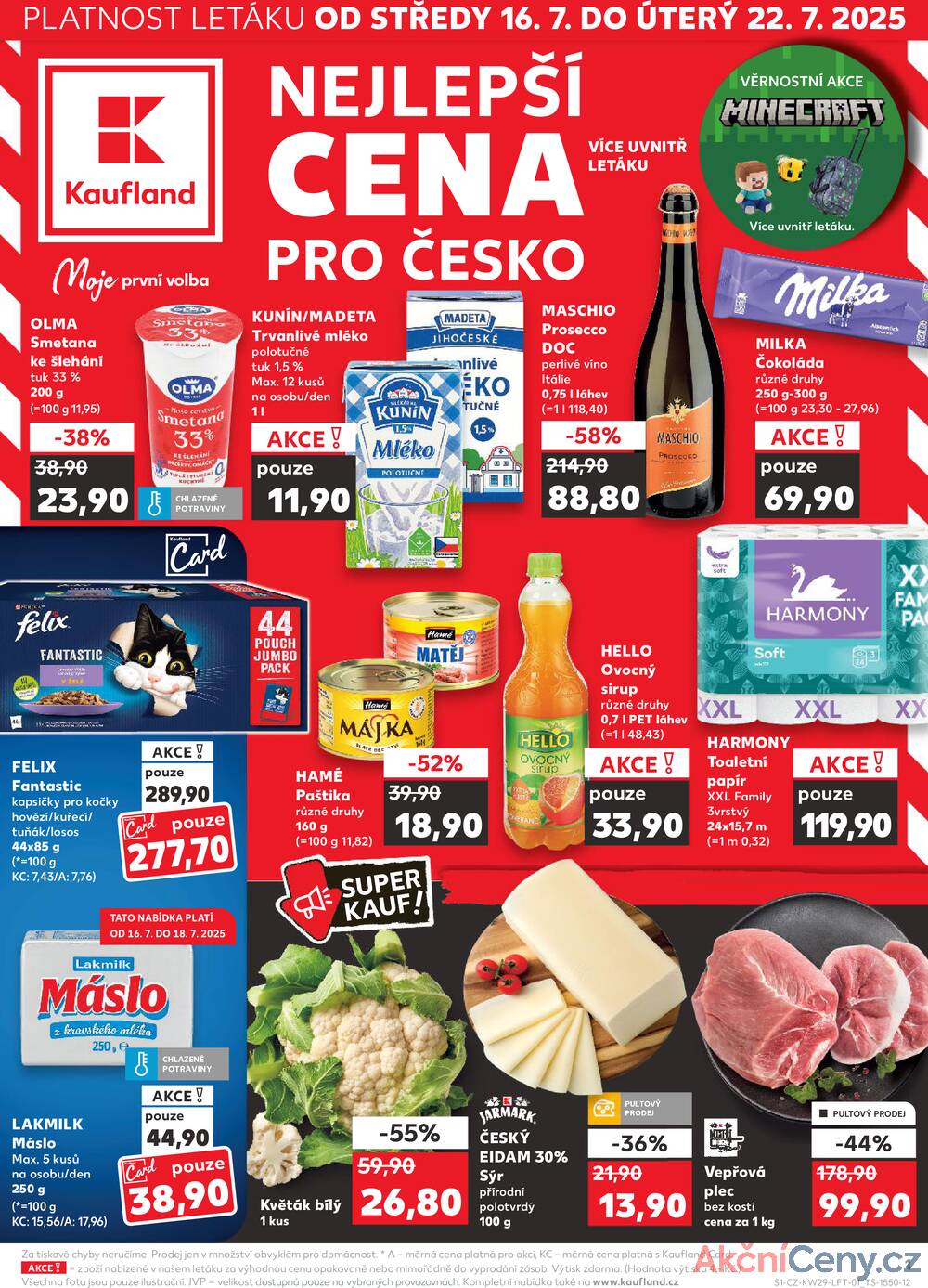 Leták Kaufland - Kaufland 16.7. - 22.7. - Kaufland - Mohelnice - strana 1