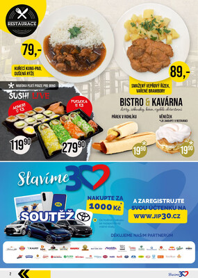 JIP Cash & Carry Brno, Praha, Ostrava od 16.7. do 22.7.2025