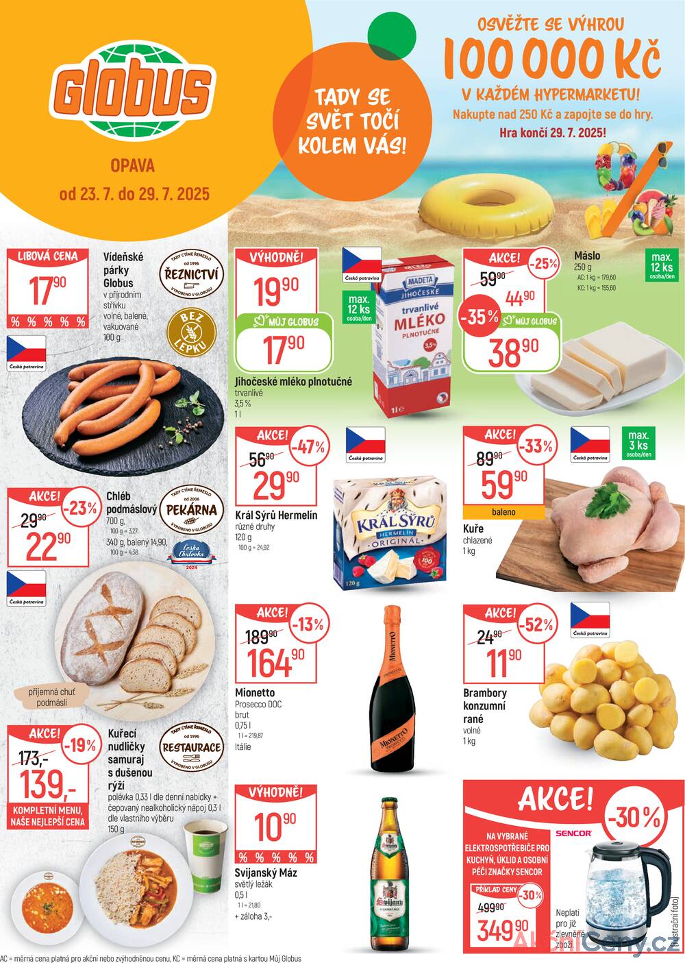 Leták Globus - Akční leták Globus 23.7. - 29.7.2025 - Globus Opava - strana 1