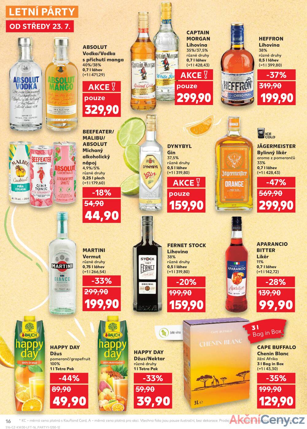 Leták Kaufland - Kaufland 23.7. - 29.7. - Kaufland - Třeboň - strana 16