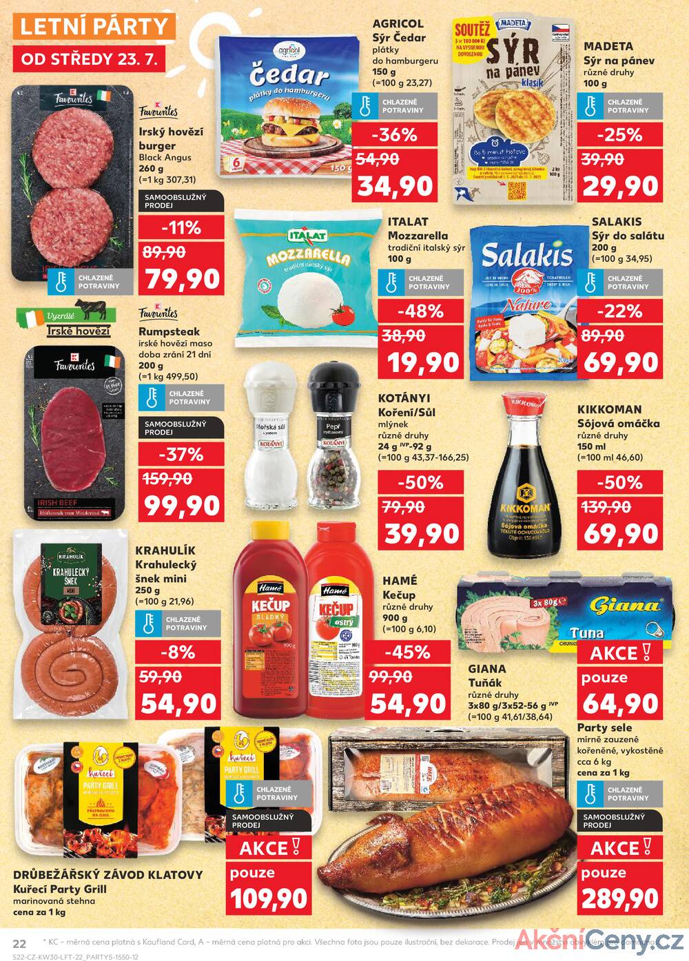 Leták Kaufland - Kaufland 23.7. - 29.7. - Kaufland - Děčín - strana 22