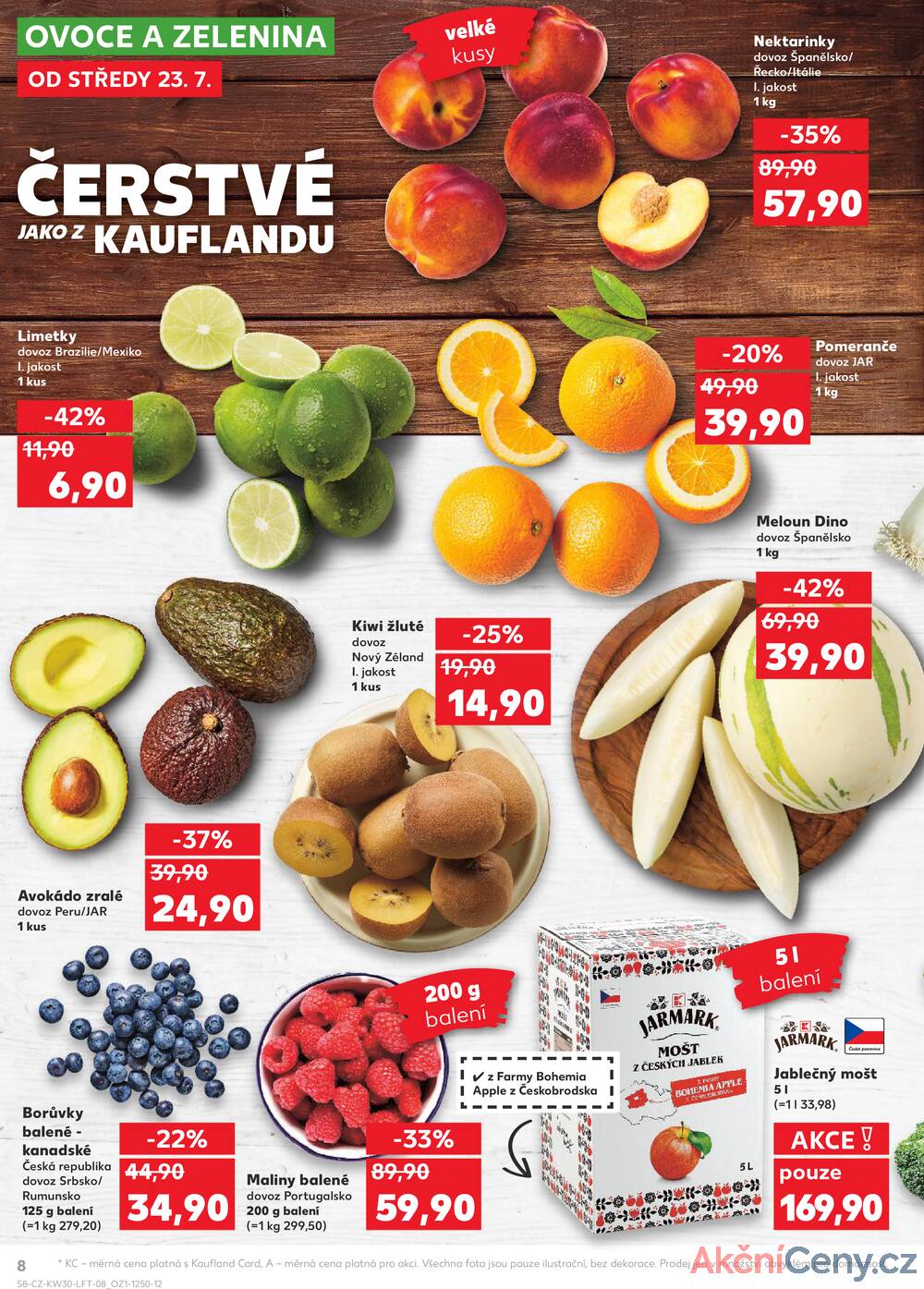 Leták Kaufland - Kaufland 23.7. - 29.7. - Kaufland - Hradec Králové - strana 8