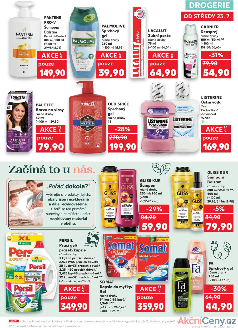 Leták Kaufland - Kaufland 23.7. - 29.7. - Kaufland - Olomouc - Hněvotínská - strana 45