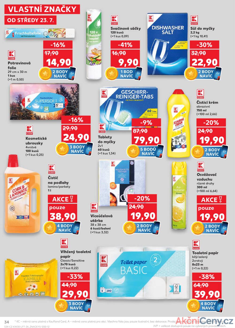 Leták Kaufland - Kaufland 23.7. - 29.7. - Kaufland - Ostrava - Poruba - strana 34