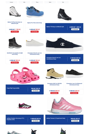 leták Intersport
