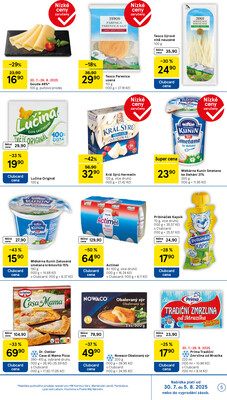 Tesco malé hypermarkety od 30.7. do 5.8.2025