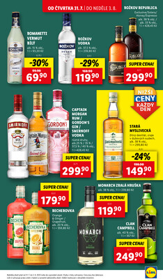 Lidl Čtvrtek od 31.7. do 3.8.2025