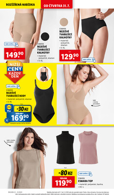 Lidl Čtvrtek od 31.7. do 3.8.2025
