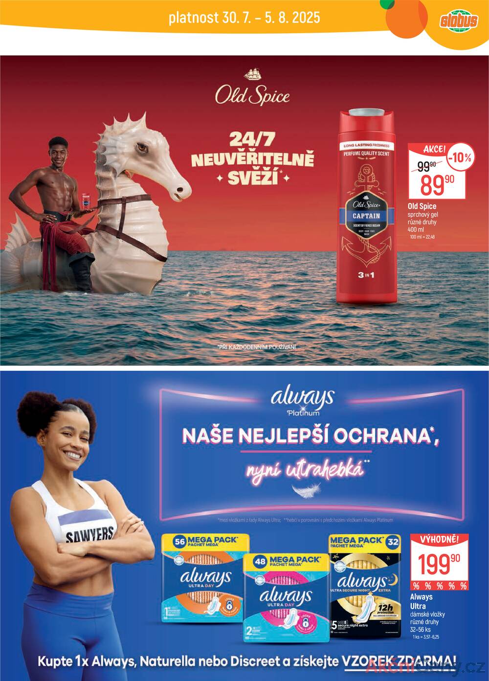 Leták Globus - Akční leták Globus 30.7. - 5.8.2025 - Globus Havířov - strana 30