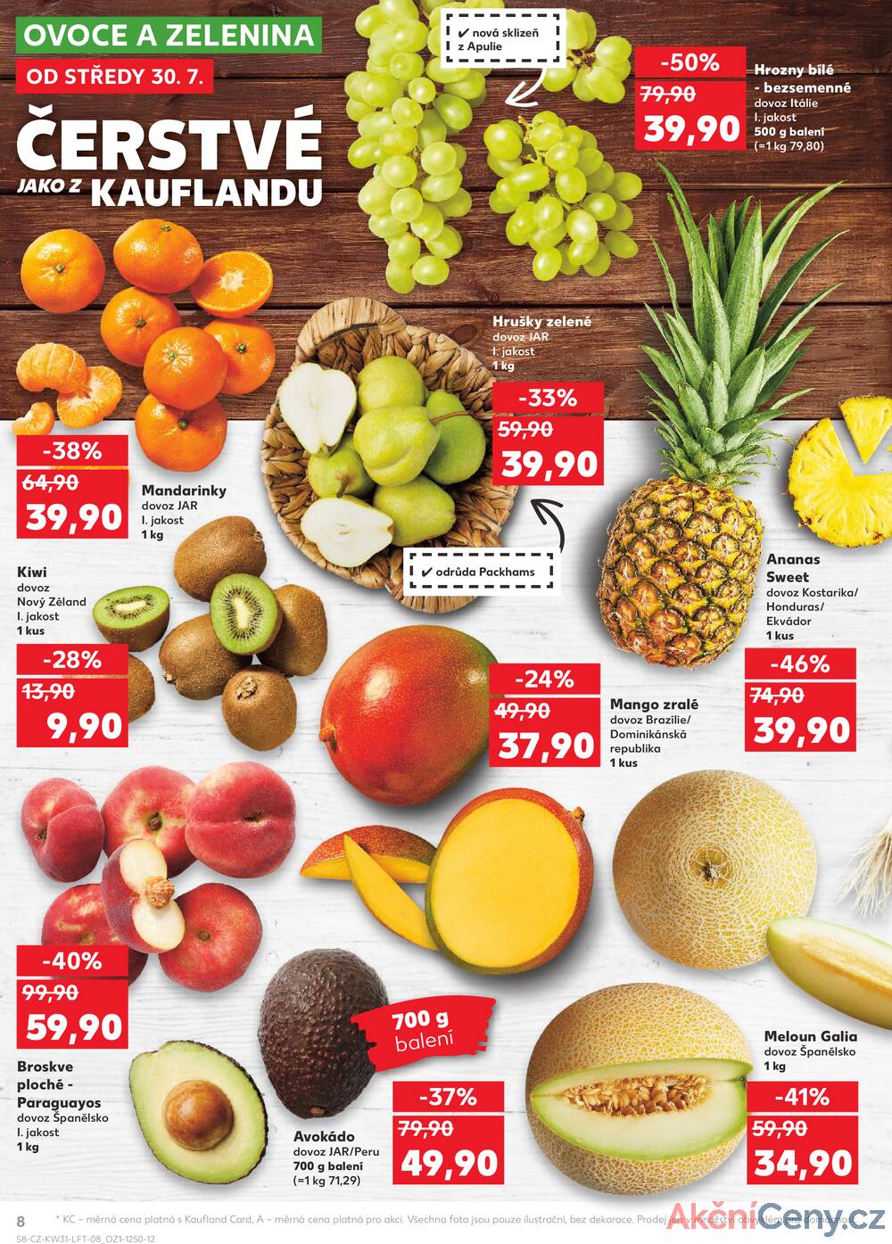 Leták Kaufland - Kaufland 30.7. - 5.8. - Kaufland - Teplice - strana 8