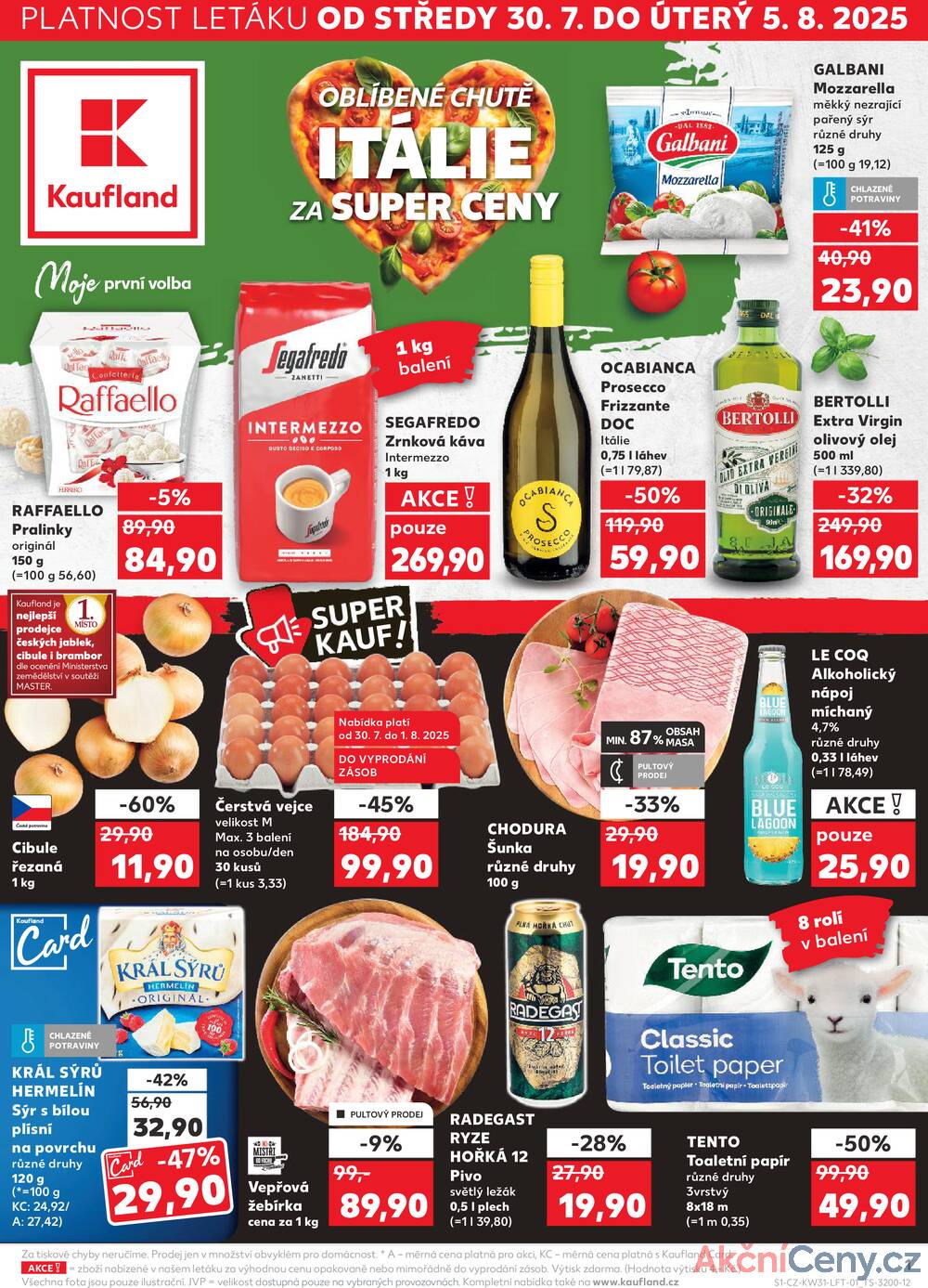 Leták Kaufland - Kaufland 30.7. - 5.8. - Kaufland - Ostrava - Poruba - strana 1